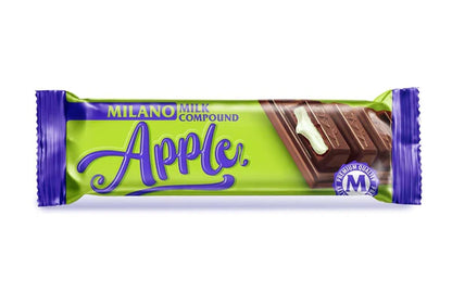 Milano Chocolate Bar With ( APPLE FILLING )