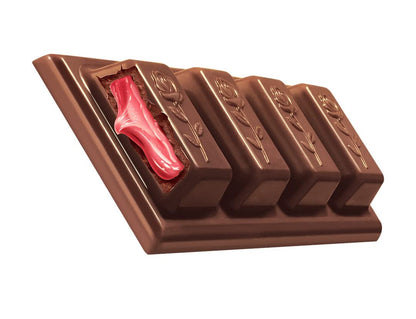 Milano Chocolate Bar With ( STRAWBERRY FILLING )