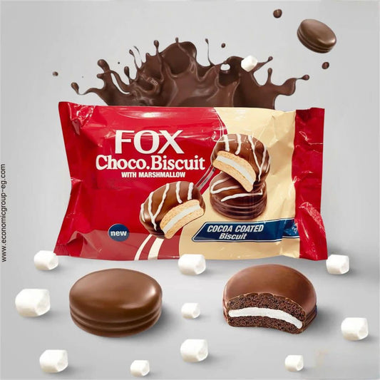 Fox Choco Biscuits With ( Marshmallow Filling )