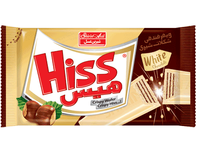 HISS WHITE CHOCOLATE with Wafer  (4 FINGER)